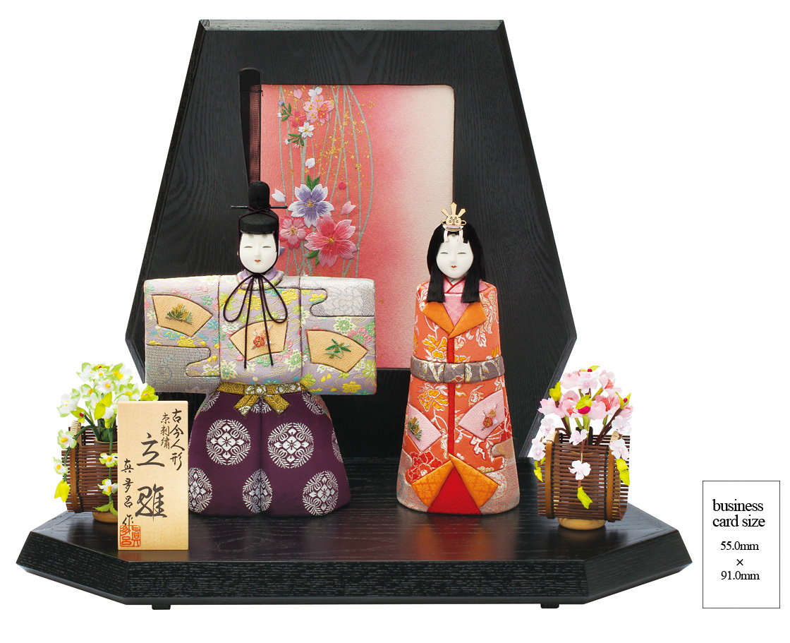 Rakuyo standing hina dolls