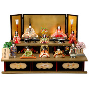 Tiered display Hoga hina dolls Set